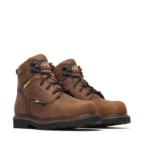 Thorogood Boots 804-4150 6" Jobsite Series Waterproof Comp Round Toe Met-Guard