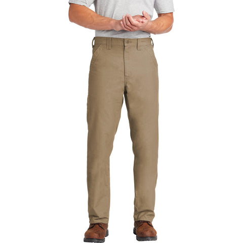 Carhartt Men's B151-DKH Dark Khaki Utility Loose Fit Cotton Canvas Work Pant