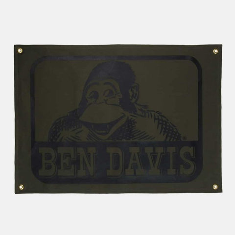 Ben Davis Canvas Banner – Army Green Made in USA
