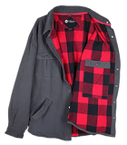 Five Brother® Brushed Twill Flannel Lined Shirt Jacket