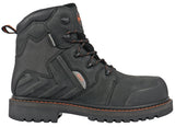 Hoss Men's Composite Safety Toe 60145 Bronc Black Waterproof Boot - Big Sizes Available