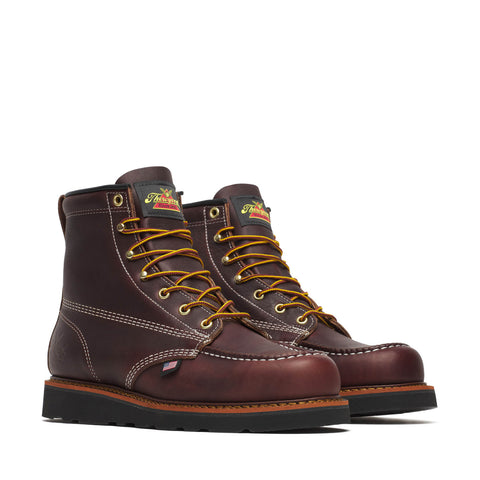 Thorogood Boots 814-4266 American Heritage 6" Black Walnut Moc Toe- Made in USA