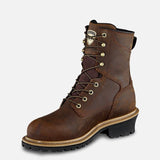 Irish Setter Boots by Red Wing Shoes 83844 Mesabi Men's 8" Waterproof Leather Safety Toe PR Logger Boot