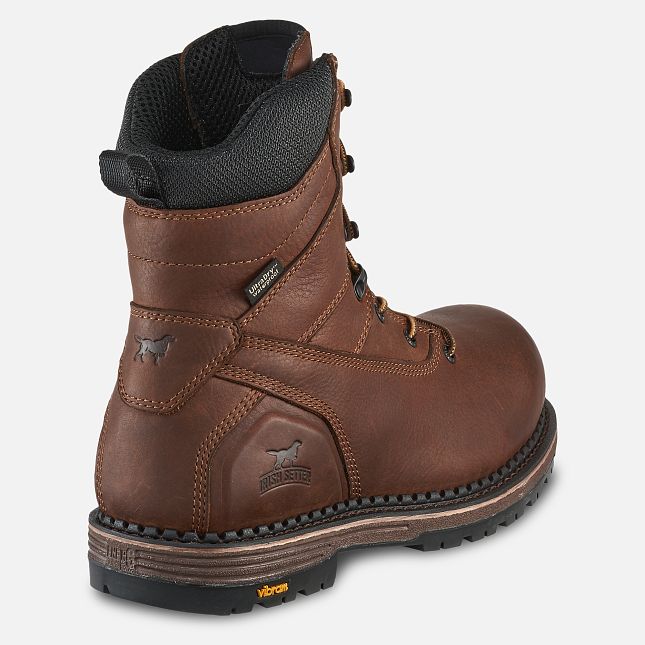 Irish Setter, Edgerton, Men's, 8, Waterproof, Non-Metallic Safety Toe, Work Boot, Brown, 6 D (Medium Irish Setter, Edgerton, Men's, 8, Waterproof, Non-Metallic Safety Toe, Work Boot, Brown, 6 D (Medium
