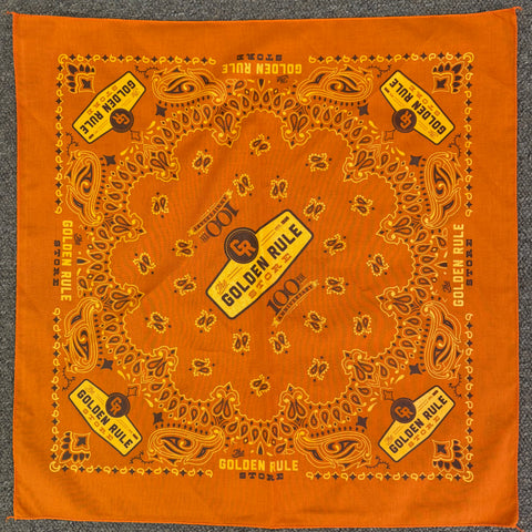 The Golden Rule Store 100th Anniversary Bandana - Made In USA