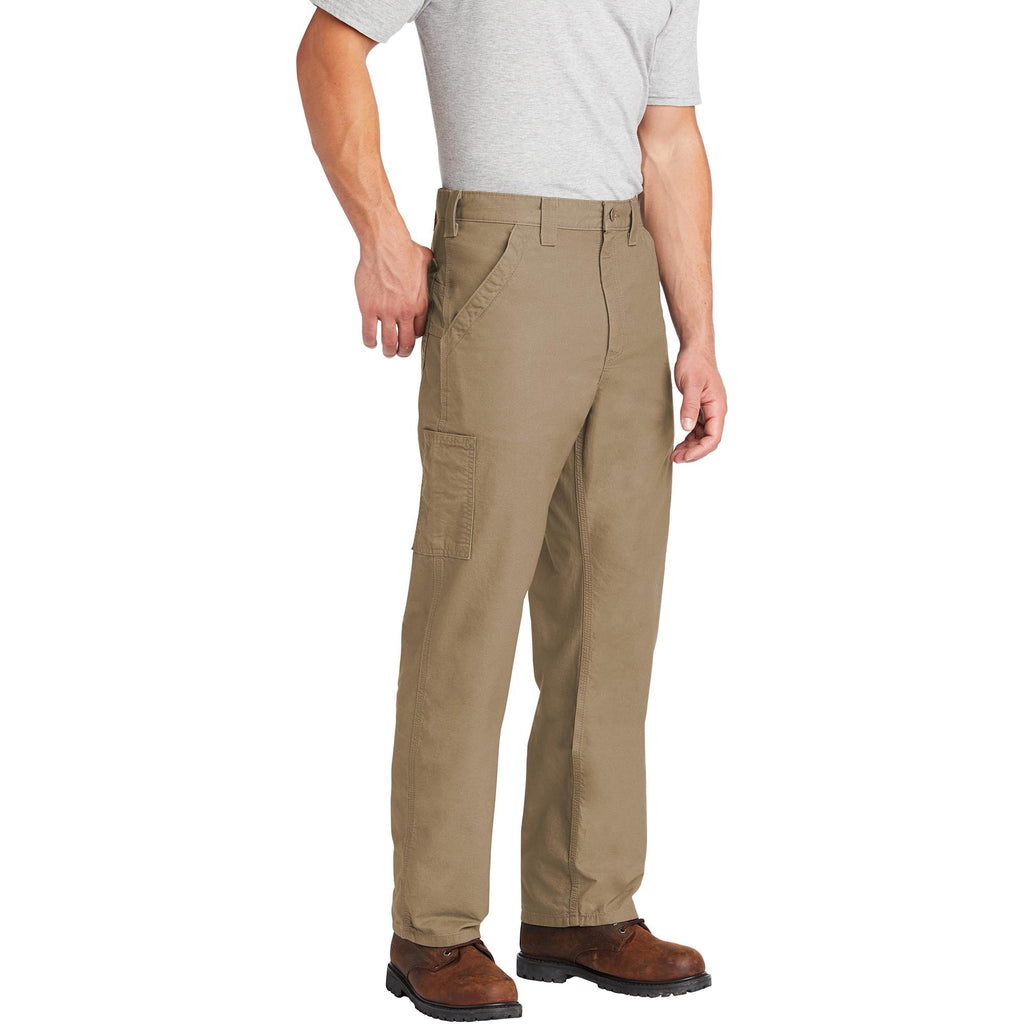 Carhartt Men's B151-DKH Dark Khaki Utility Loose Fit Cotton Canvas Wor ...