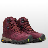 Vasque by Red Wing 7385 Talus AT UltraDry Women's Waterproof Hiking Boots Rum Raisin/Green Glow