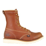 Thorogood Boots 804-4364 8" American Heritage Tobacco Safety Toe Plain Toe Wedge