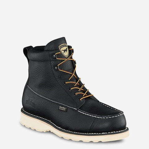 Irish Setter Boots by Red Wing Shoes 845 Wingshooter Men's 7" Waterproof Leather Black Boot Moc Toe