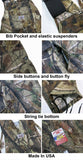 Round House Bibs #851 Realtree Camo Overalls - Made In USA