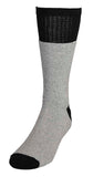 The Railroad Sock Outdoor Midweight Boot Socks 2 Pack Men's Black 6-12