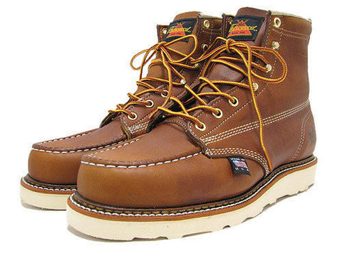 Thorogood Boots 804-4200 Steel Toe 6" Moc Toe Wedge - Made In USA